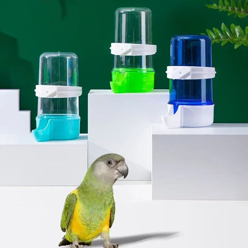 Automatic Bird Waterer Feeder Bird Drinking Fountain Bird Drinker Bird Watering Bottle Birds Water Feeder for Parakeet Lovebirds