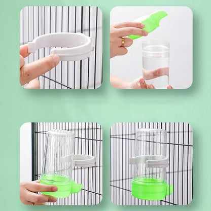 Automatic Bird Waterer Feeder Bird Drinking Fountain Bird Drinker Bird Watering Bottle Birds Water Feeder for Parakeet Lovebirds
