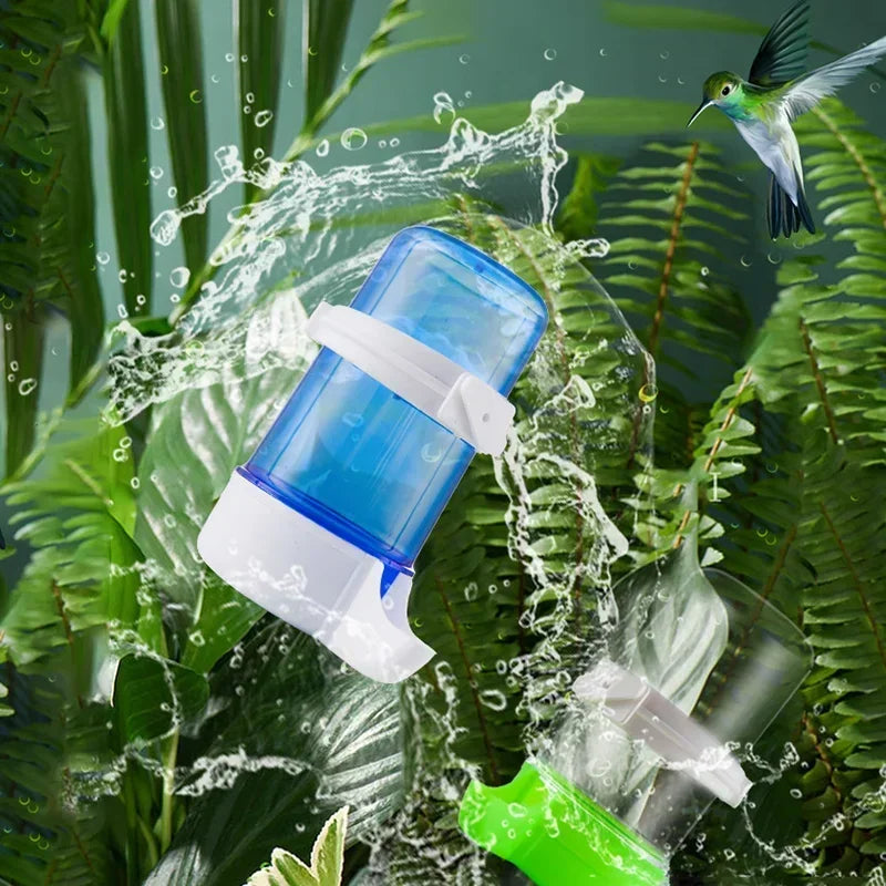 Automatic Bird Waterer Feeder Bird Drinking Fountain Bird Drinker Bird Watering Bottle Birds Water Feeder for Parakeet Lovebirds